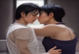 编辑团队成员在整洁的书桌前认真核查gay片网站导航条目，屏幕上显示着平台可用性测试结果，桌旁有标注了审核记录的笔记本，光线柔和专注